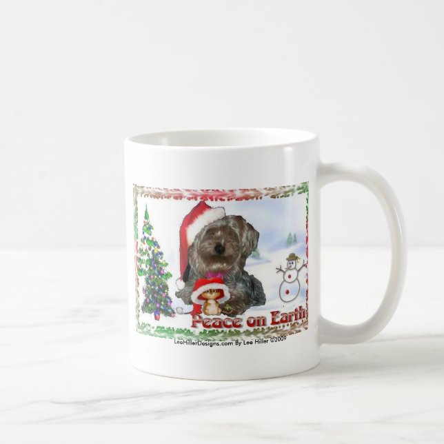 Sasha Sydney Silky Dog Mouse Holiday Gifts Coffee Mug (Right)