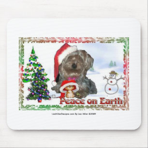 Sasha Sydney Silky Dog Mouse Holiday Gifts Mat