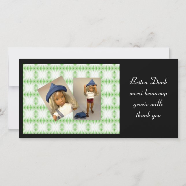 Sasha THANKS Photocard Thank You Card (Front)