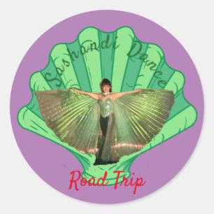 Sashandi Dance Road Trip Thunder_Cove Classic Round Sticker