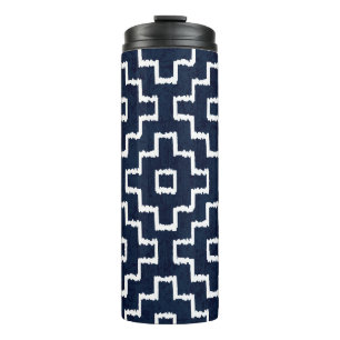 Sashiko Pattern: Traditional Japanese Embroidery Thermal Tumbler