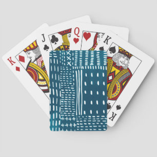 Sashiko Stitches Playing Cards