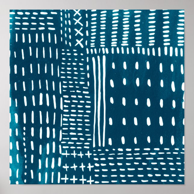 Sashiko Stitches Poster (Front)