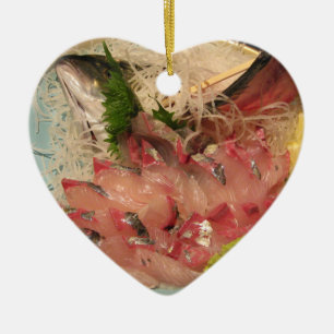 Sashimi 刺身 ceramic tree decoration