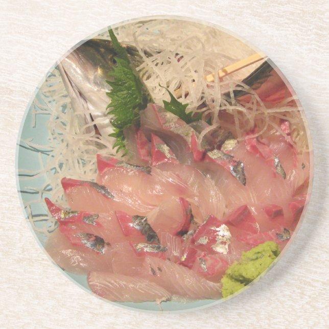 Sashimi 刺身 ... Japanese Food Coaster (Front)