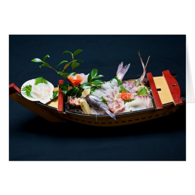Sashimi Boat. (Front Horizontal)