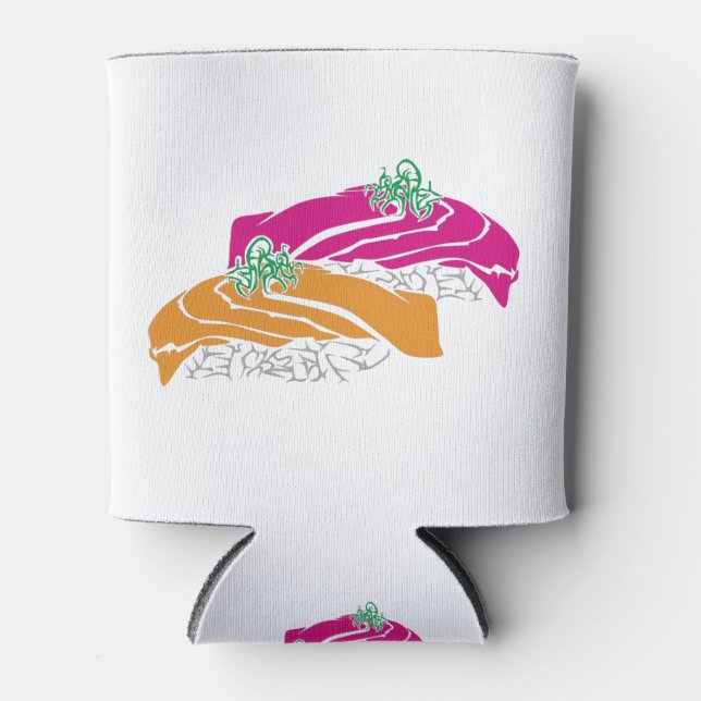 Sashimi Sushi Can Cooler (Front)