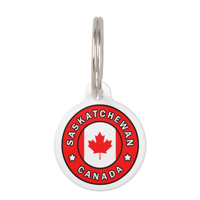 Saskatchewan Canada Pet Tag (Front)
