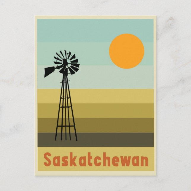 Saskatchewan Canada Postcard (Front)