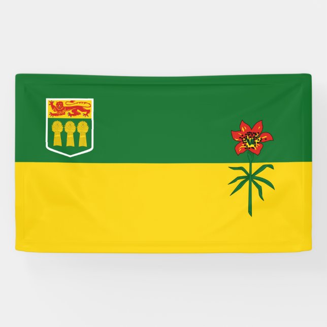 Saskatchewan Flag Banner (Horizontal)