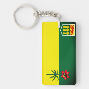 Saskatchewan Flag (CANADA) Key Ring