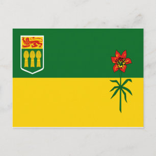 Saskatchewan Flag Postcard