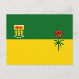 Saskatchewan Flag Postcard