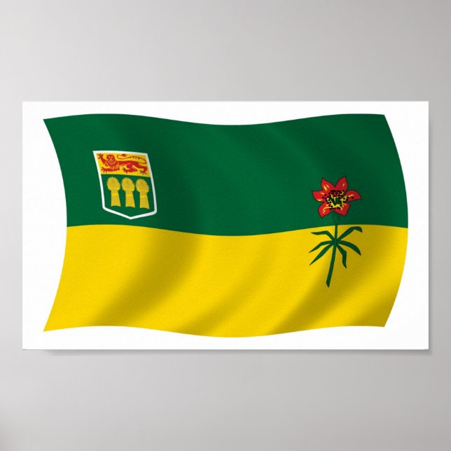 Saskatchewan Flag Poster Print (Front)