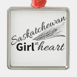 Saskatchewan girl at heart metal tree decoration
