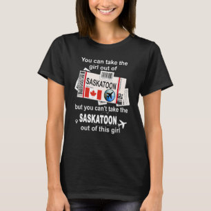Saskatoon Boarding Pass  Saskatoon Girl  Saskatoon T-Shirt