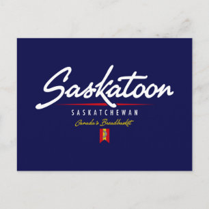 Saskatoon Script Postcard