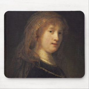 Saskia van Uylenburgh, c.1634-1640 (oil on panel) Mouse Mat