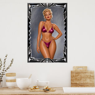 Saskia Von Steinhardt Mid-Century Studio Portrait Poster