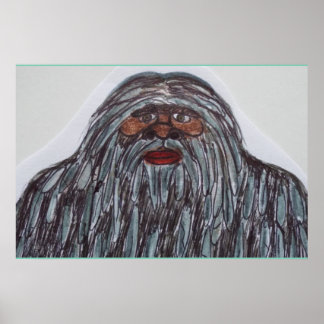 Sasquatch 7 ft 6 in tall giant G Poster