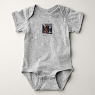 Sasquatch aka Bigfoot Believes in Me Baby Bodysuit