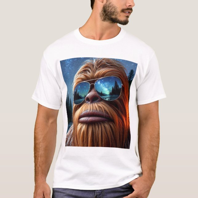 Sasquatch and Stars T-Shirt (Front)