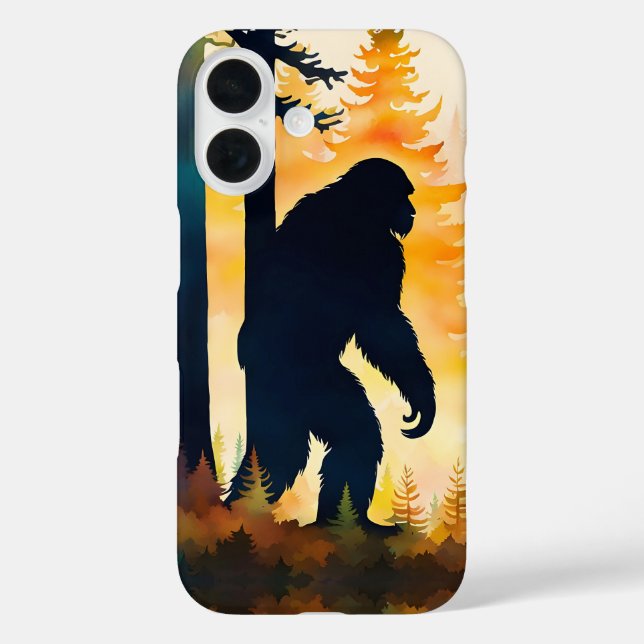 Sasquatch Autumn Landscape Sunset Case-Mate iPhone Case (Back)