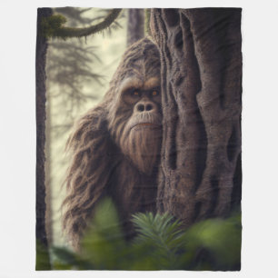 Sasquatch/Big Foot Fleece Blanket