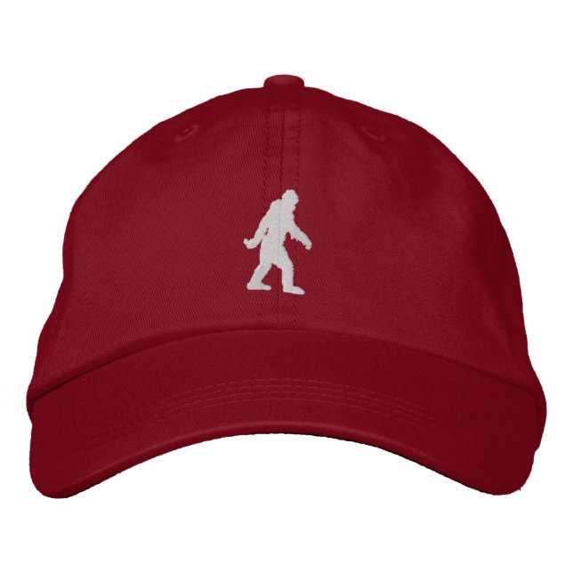 Sasquatch Bigfoot Embroidery Embroidered Hat (Front)
