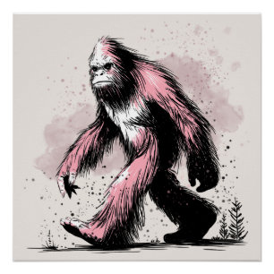 Sasquatch Bigfoot Poster