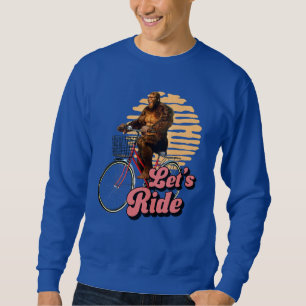 Sasquatch Bike Ride Forest Adventure Sweatshirt