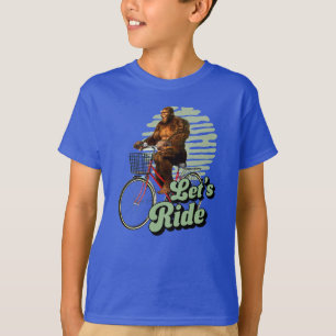 Sasquatch Bike Ride Forest Adventure T-Shirt