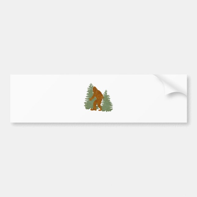 Sasquatch Bumper Sticker (Front)