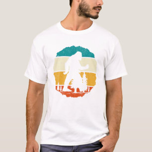Sasquatch Conspiracy Theory Cryptozoology Retro Bi T-Shirt