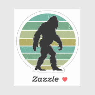 Sasquatch Custom-Cut Vinyl Stickers