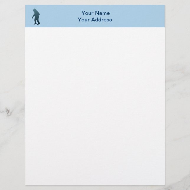 Sasquatch Custom Letterhead (Front)