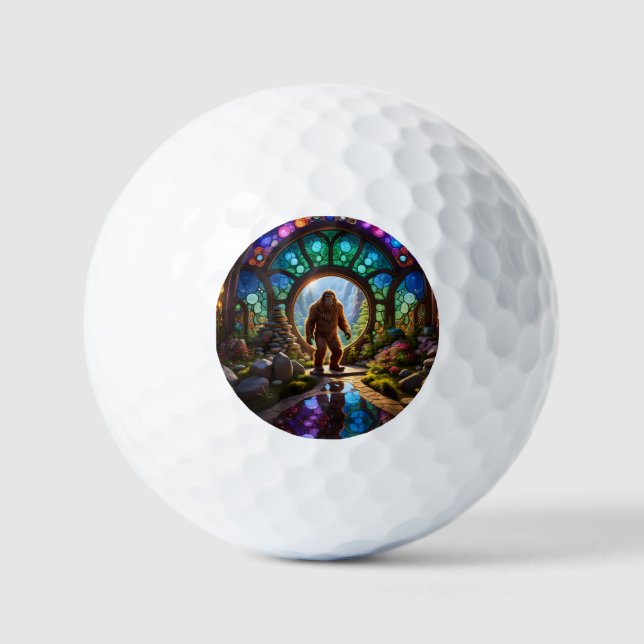 Sasquatch Dimensional Portal Golf Balls (Front)