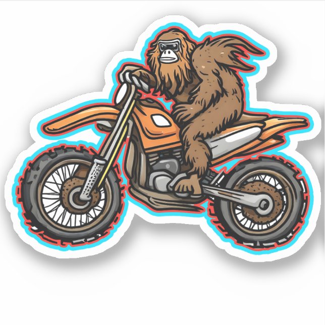 Sasquatch Dirt Bike Offroad Vinyl (Front)