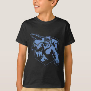 Sasquatch Disc Golf Outdoor Dge Disc Golfing Bigfo T-Shirt