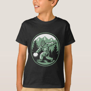 Sasquatch Disc Golf Outdoor Dge Disc Golfing Bigfo T-Shirt