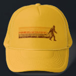 Sasquatch Distressed Vintage Retro Trucker Hat<br><div class="desc">Sasquatch Distressed Vintage Retro Trucker Hat</div>