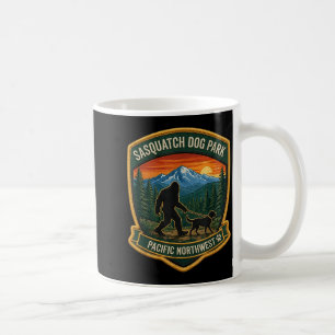 Sasquatch Dog Park Pacific Northwest Bigfoot Men Coffee Mug