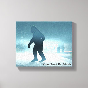 Sasquatch Encounter Canvas Print