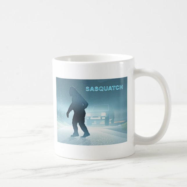 Sasquatch Encounter Coffee Mug (Right)