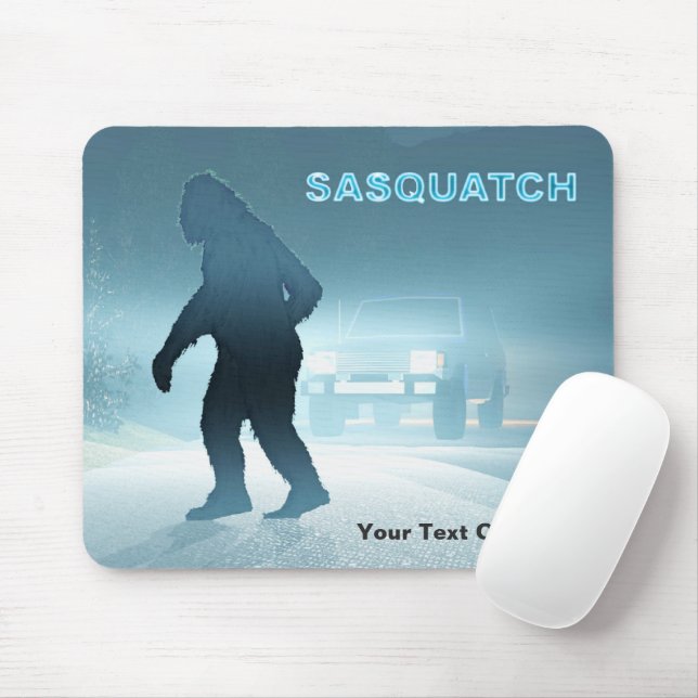 Sasquatch Encounter Mouse Mat (With Mouse)