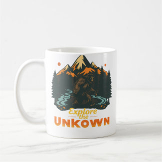 Sasquatch explorer coffee mug