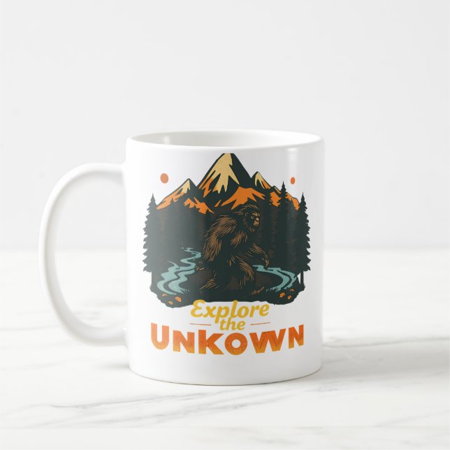 Sasquatch explorer coffee mug (Left)