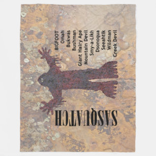 Sasquatch Fleece Blanket