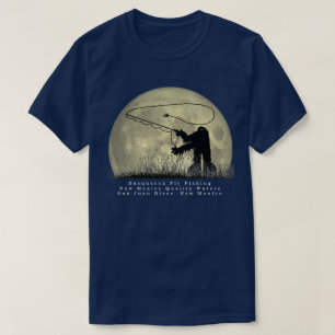 Sasquatch Fly Fishing New Mexico T-Shirt