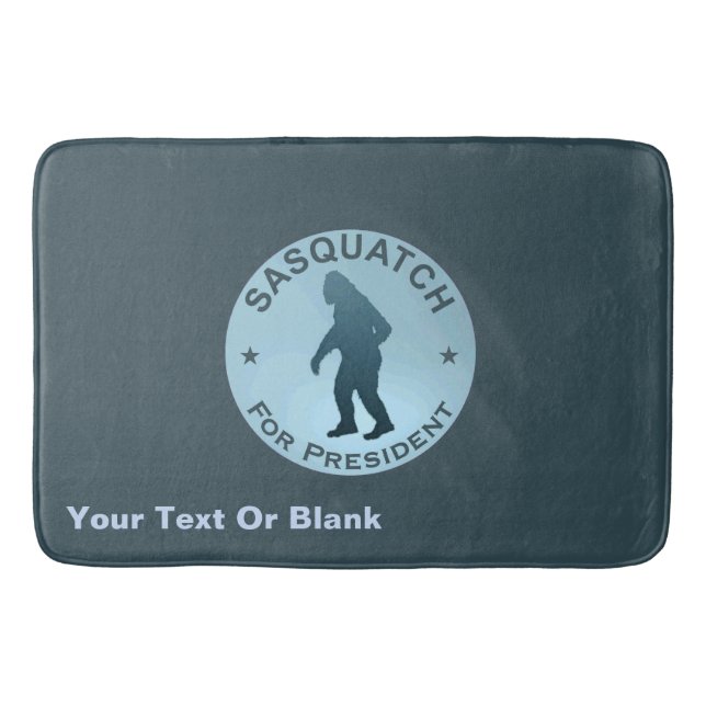 Sasquatch For President Bath Mat (Front)